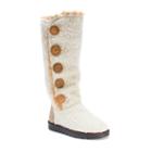 Muk Luks Jazlyn Women's Sweater Boots, Girl's, Size: 8, White