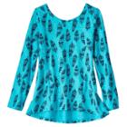 Girls 4-10 Jumping Beans&reg; Graphic Peplum Tunic, Size: 8, Turquoise/blue (turq/aqua)