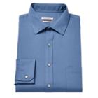 Men's Van Heusen Flex Collar Regular-fit Pincord Dress Shirt, Size: 16.5-34/35, Brt Blue