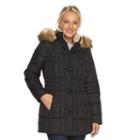 Women's Halitech Toggle Front Puffer Jacket, Size: Xl, Black