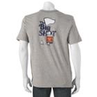 Men's Caribbean Joe Back-print The Big Shot Tee, Size: Xl, Med Grey