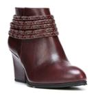 Lifestride Western Women's Ankle Boots, Size: Medium (9), Red
