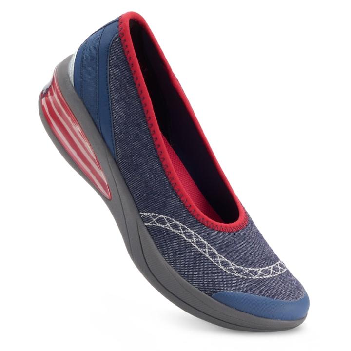 Natural Sport Fair Women's Slip-on Wedge Shoes, Size: Medium (9.5), Blue