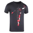 Boys 4-7 Under Armour Football Player Graphic Tee, Boy's, Size: 6, Black