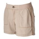 Women's Sonoma Goods For Life&trade; Utility Shorts, Size: 16, Med Beige