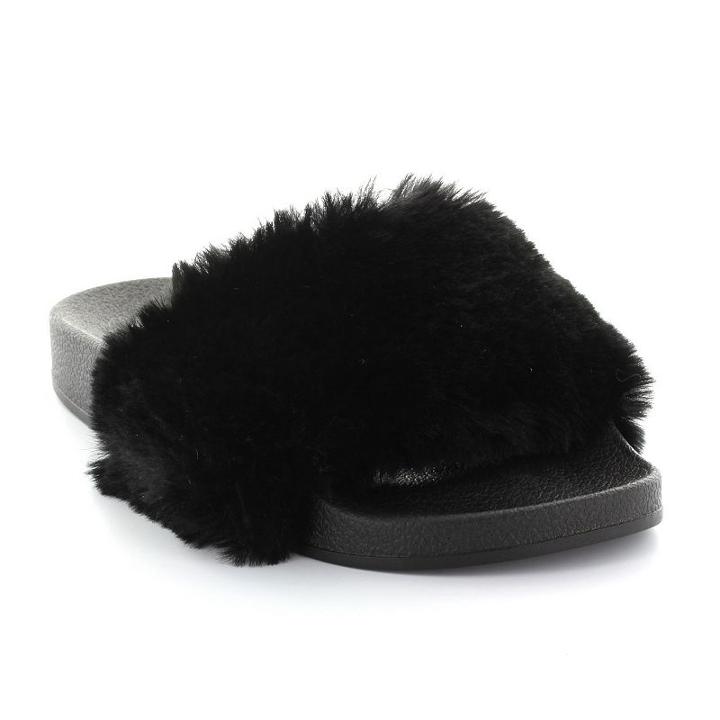 Seven7 Davinchi Women's Slide Sandals, Girl's, Size: 11, Black