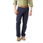 Men's Dockers Athletic-fit Stretch Washed Khaki Pants, Size: 38x30, Blue (navy)