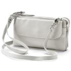 Amerileather Mia Leather Wristlet, Women's, White