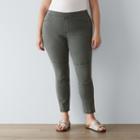 Plus Size Sonoma Goods For Life&trade; Utility Skinny Pants, Women's, Size: 24 W, Grey