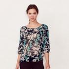 Women's Lc Lauren Conrad Pintuck Peasant Top, Size: Xl, Light Pink