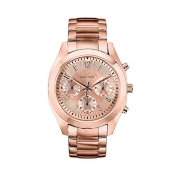 Caravelle New York By Bulova Watch - Women's Rose Gold Tone Stainless Steel Chronograph Caravelle New York By Bulova Watch - Women's Chronograph
