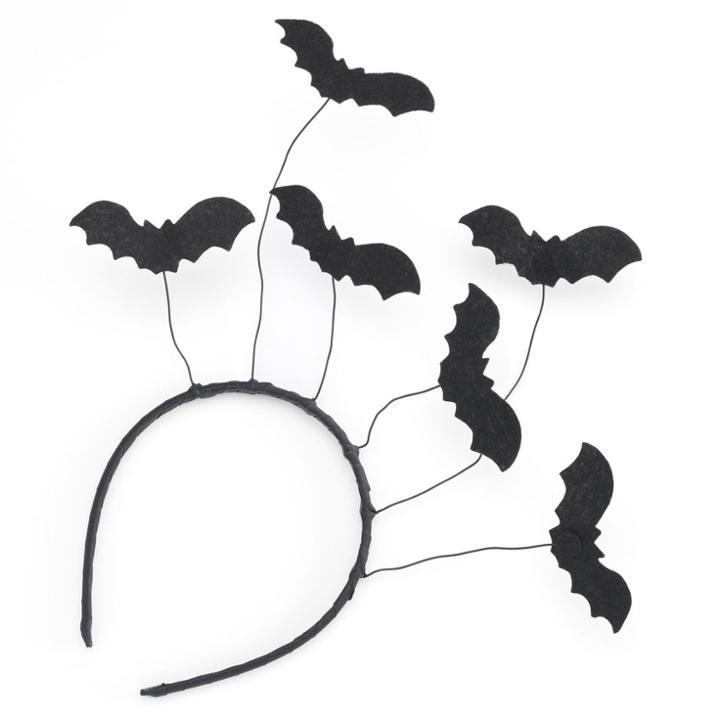 Halloween Bat Antenna Headband, Women's, Black