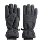 Men's Tek Gear&reg;&reg; Heattek Thinsulate Microfleece Cuffed Touchscreen Gloves, Size: S/m, Dark Grey