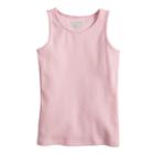 Girls 4-10 Jumping Beans&reg; Basic Solid Ribbed Tank Top, Size: 6x, Brt Pink