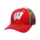 Adult Zephyr Wisconsin Badgers Hideaway Snapback Cap, Men's, Red