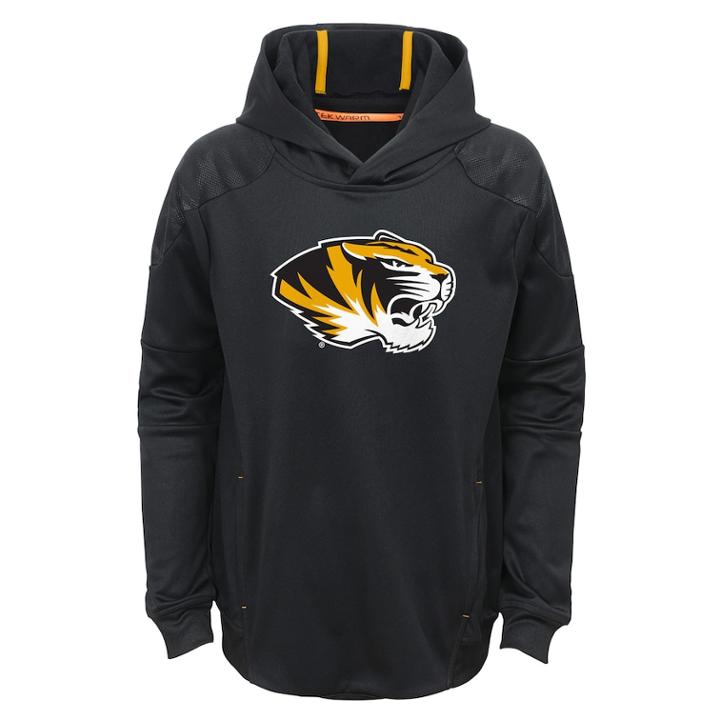 Boys 4-7 Missouri Tigers Mach Pullover Hoodie, Size: M 5-6, Black