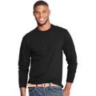 Men's Hanes Ultimate X-temp Crewneck Tee, Size: Large, Grey (charcoal)