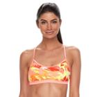 Women's Nike Crossback Sport Bikini Top, Size: Medium, Light Red