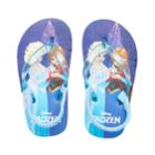 Disney's Frozen Elsa & Anna Thong Flip Flop Sandals, Girl's, Size: Large, Light Blue