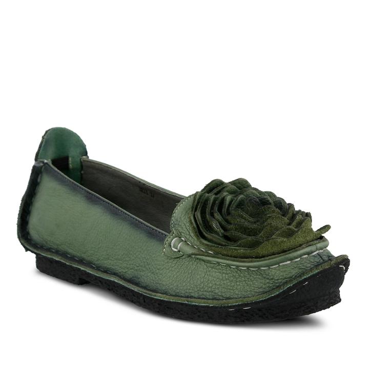 L'artiste By Spring Step Dezi Women's Ballet Flats, Size: 35, Green