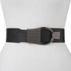 Women's Apt. 9&reg; Interlock Stretch Belt, Size: M-l, Black