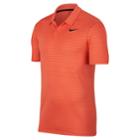 Men's Nike Dry Embossed Essential Regular-fit Golf Polo, Size: Medium, Med Orange