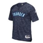 Men's Adidas Oklahoma City Thunder On Court Shooter Tee, Size: Medium, Blue