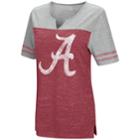 Women's Campus Heritage Alabama Crimson Tide On The Break Tee, Size: Small, Dark Red