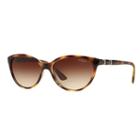 Vogue Vo2894s 56mm Timeless Oval Gradient Sunglasses With Swarovski Elements, Women's, White Oth