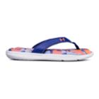 Under Armour Marbella Alpha Vi Girls' Flip Flop Sandals, Size: 1, Purple