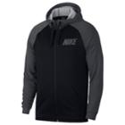 Men's Nike French Terry Dry Full-zip Hoodie, Size: Medium, Grey (charcoal)