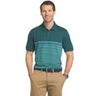 Men's Izod Advantage Striped Polo, Size: Xl, Dark Green