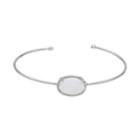 Lc Lauren Conrad Mother Of Pearl Cuff Bracelet, Women's, White