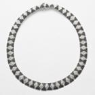 Le Vieux Crystal And Marcasite Silver - Plated Necklace - Made With Swarovski Marcasite, Women's, Size: 17, Black
