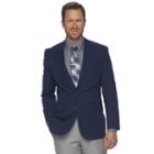 Big & Tall Croft & Barrow Classic-fit Herringbone Sport Coat, Men's, Size: 52 Reg, Blue