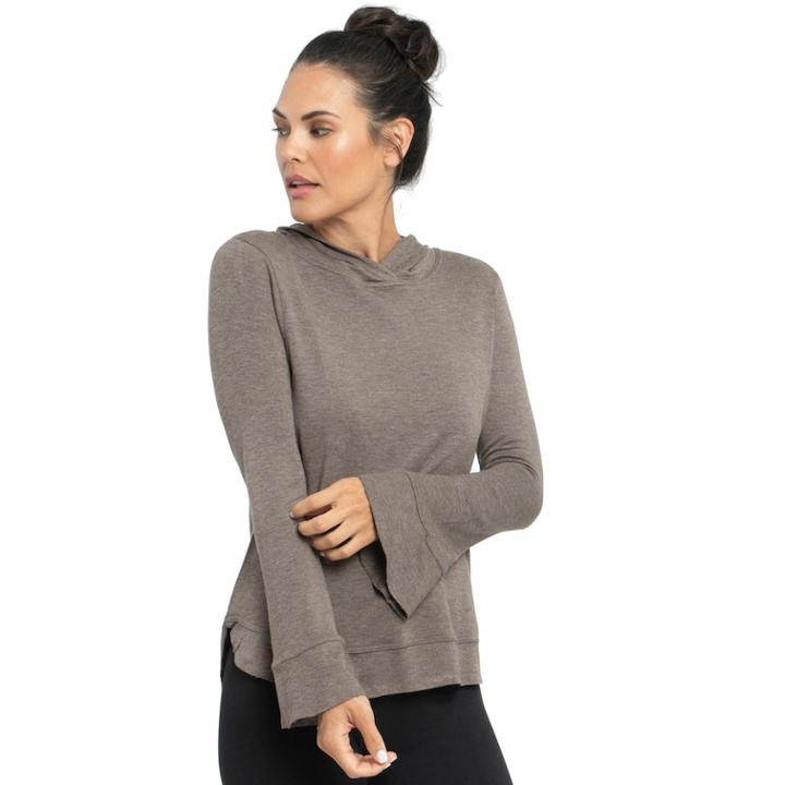 Women's Marika Luna Hoodie, Size: Large, Lt Brown