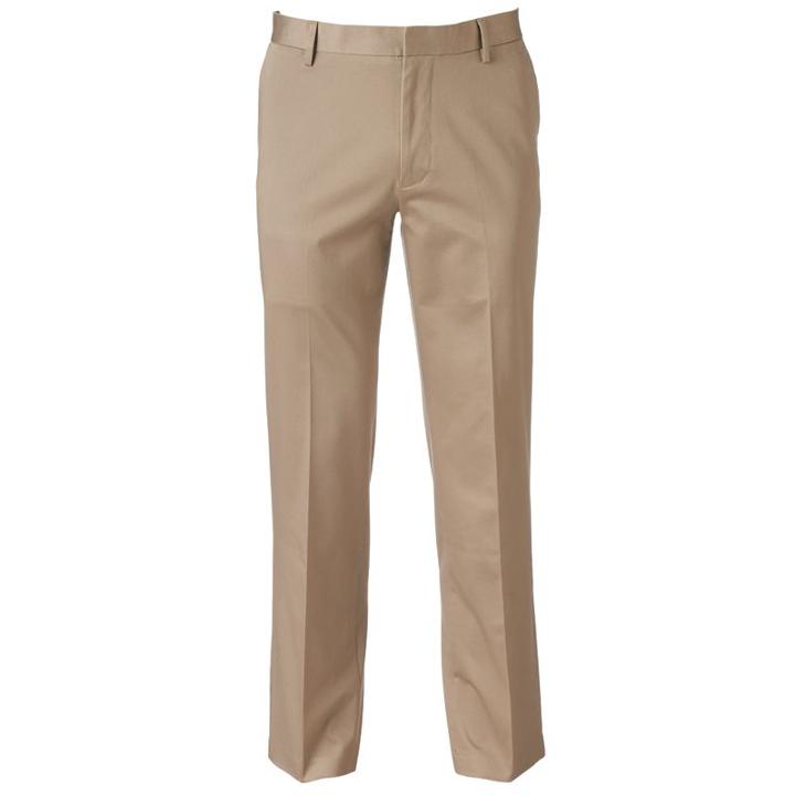 Men's Dockers&reg; Ultimate Straight-fit Iron-free Stretch Chino Pants, Size: 33x30, Beig/green (beig/khaki)