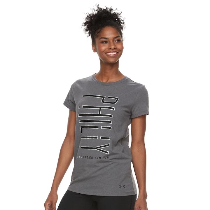 Women's Under Armour City Graphic Tee, Size: Medium, Grey