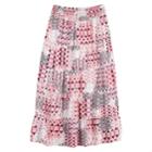 Girls 7-16 Joey B Tiered Gauze Maxi Skirt, Size: Medium, Med Pink
