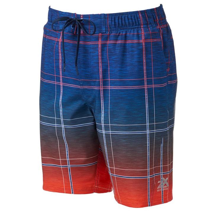 Men's Zeroxposur Stretch Swim Trunks, Size: Xl, Blue (navy)