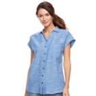 Women's Sonoma Goods For Life&trade; Dolman Shirt, Size: Medium, Blue