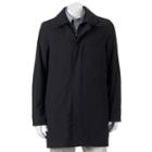 Men's Savile Row Edgar Classic-fit All-weather Coat, Size: Xl, Black