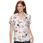 Juniors' Candie's&reg; High-low Shirt, Teens, Size: Xs, White