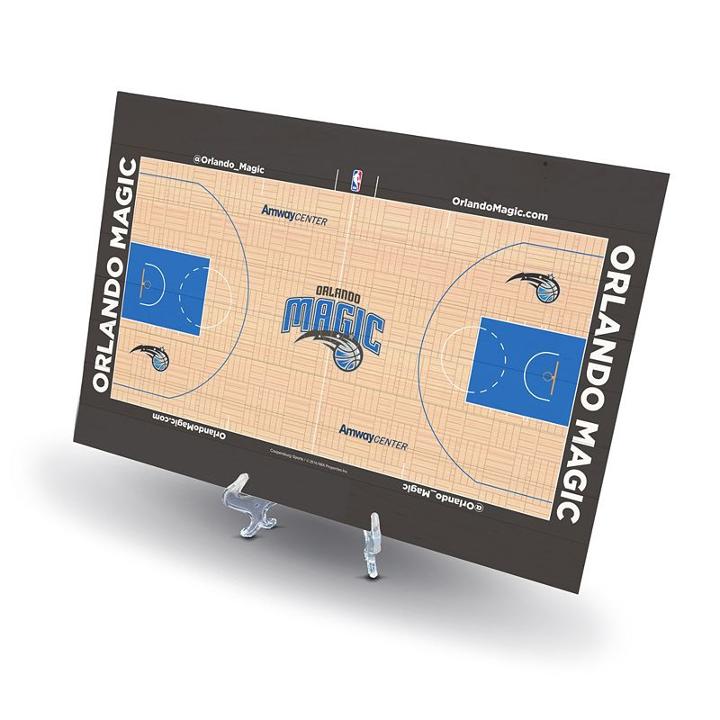 Orlando Magic Replica Basketball Court Display, Size: Novelty, Black