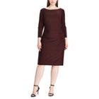 Plus Size Chaps Jersey Sheath Dress, Women's, Size: 20 W, Red