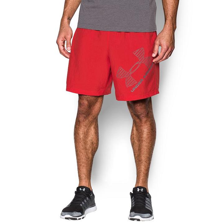 Men's Under Armour Woven Logo Shorts, Size: 3xl, Red