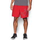 Men's Under Armour Woven Logo Shorts, Size: 3xl, Red