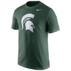 Men's Nike Michigan State Spartans Logo Tee, Size: Small, Green
