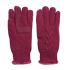 Women's Isotoner Cable-knit Tech Gloves, Pink