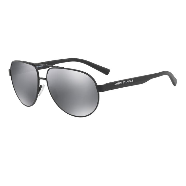 Armani Exchange Ax2022s 60mm Aviator Mirror Sunglasses, Men's, Oxford